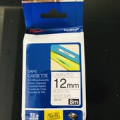 E100B打印纸TZe 兄弟标签机色带12mm D210 6便携PT 231白底黑字