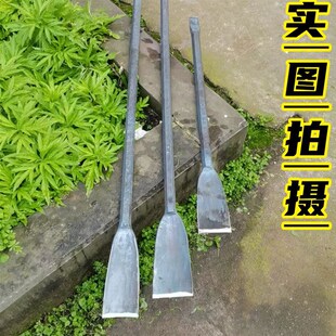 新款多功能实心六棱钢撬棍锻打锻造加粗撬棒手动尖撬工地老式钢钎