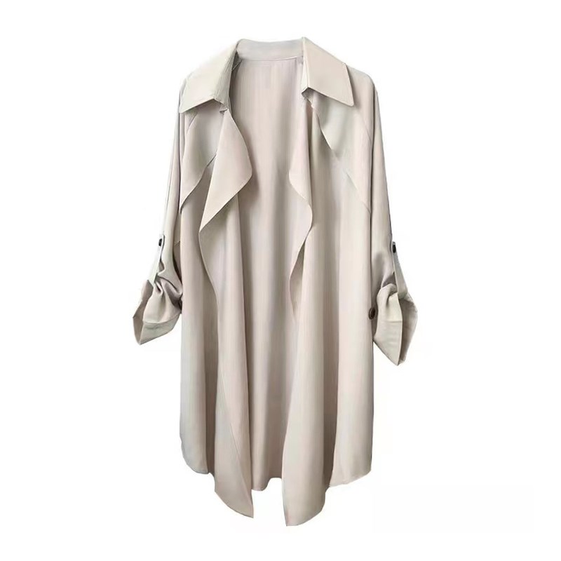 意式样板房衣柜衣帽间加长款秋冬女士衣服风衣外套呢子大衣连衣裙