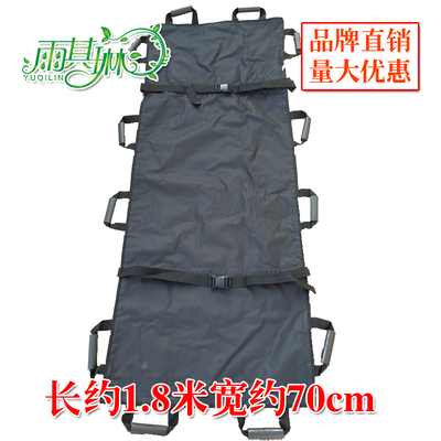雨其琳软担架简易老人家用加厚帆布上下楼垫折叠消防救援抬人急救