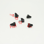 透明销塑料层板托玻璃支撑搁板销三角木板隔板钉层板粒搁脚钉 包邮