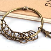 可标记加厚创意钥匙扣钥匙牌宾馆酒店仓库收纳钥匙串钥匙盘圈环扣