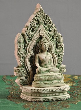 禅意泰国沙雕如来佛像摆件 创意家居客厅玄关办公室茶室软装饰品