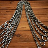 宠物牵引绳304不锈钢狗链子牵引链小中大型犬拴狗绳遛狗链防咬