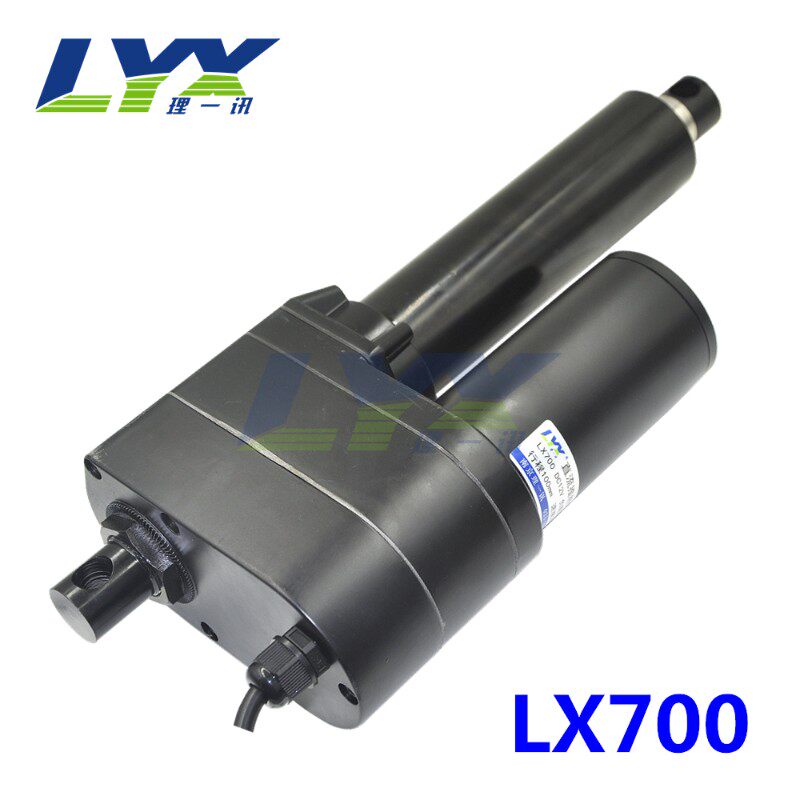LX700电动推杆重型工业推杆电机1000mm直流电动伸缩杆直线电机