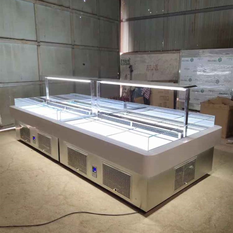 蛋糕店冷柜发光板甜品保鲜柜导光板定制冷柜发光层板展示柜导光板