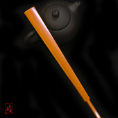 储诚业制9 18方老料玉竹折扇刮棱刮宓文玩扇老竹扇子定制 95寸16