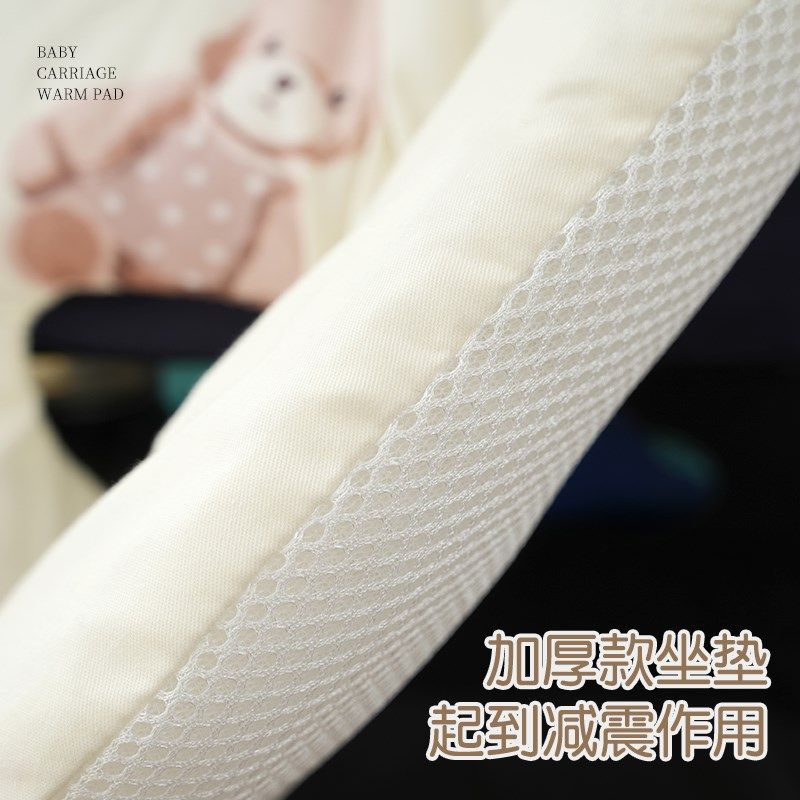 婴儿推车棉垫豆豆绒小宝宝双面坐垫秋冬加厚保暖遛娃神器餐椅靠垫,婴童用品,被子/被芯,淘宝优惠券,粉丝福利购,淘宝优惠卷