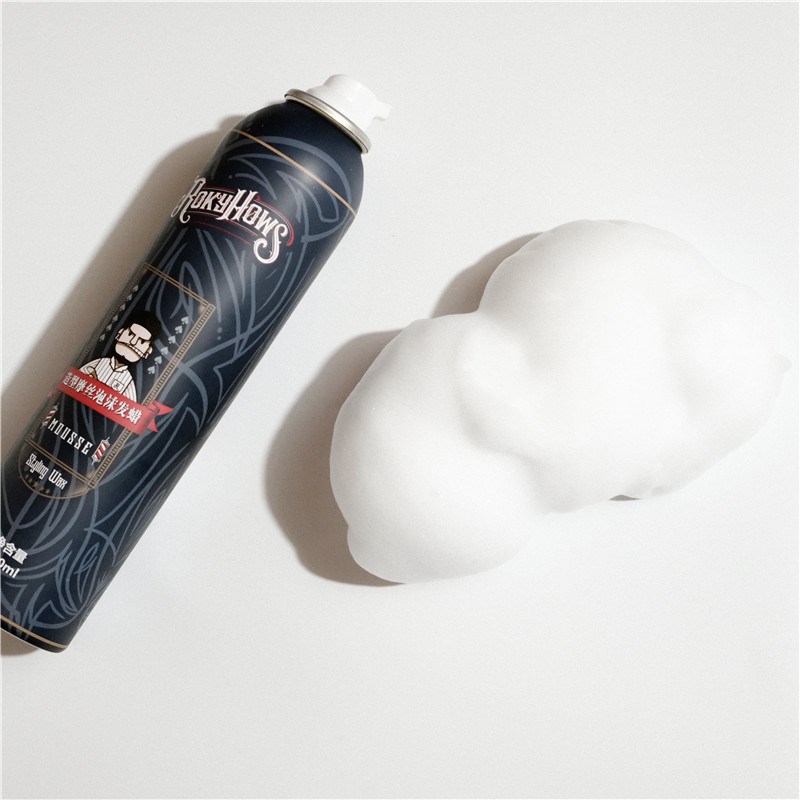 泡沫发蜡罗金霍斯保湿定型慕斯蓬松发胶卷发弹力素男士泡泡摩丝