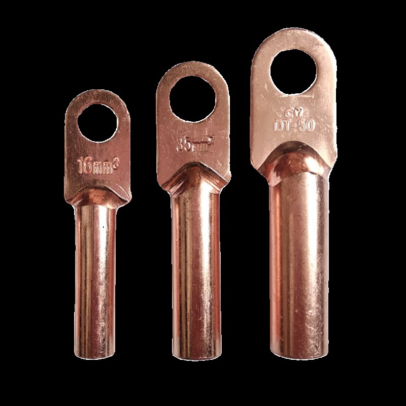 DT铜鼻子接线端子接头A级B级铜材10/16/25/35/50/120/185/240mm