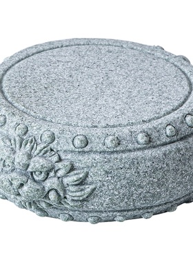 创意貔貅小石鼓茶宠摆件垫盖置杯垫中式小底座家居客厅桌面装饰品