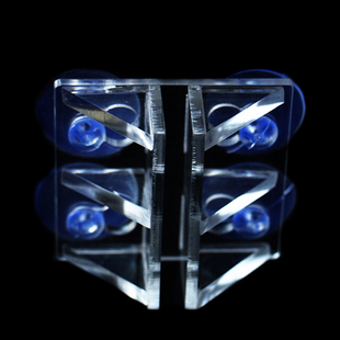 亚克力加强版鱼缸隔离板夹子鱼缸隔板吸盘夹子鱼缸分隔板固定夹子