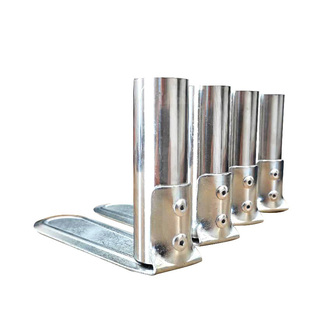 蚊帐配件压脚板架子支架底座固定神器不锈钢加厚加长脚套 1.0厚度