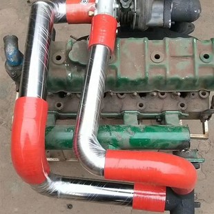 全柴新柴498进气口外向型新品加装涡轮增压器全套件