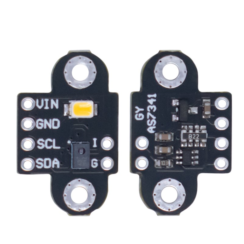 GY-AS7262/7263 AS7341/43可见光红外颜色色彩光谱仪传感器模块