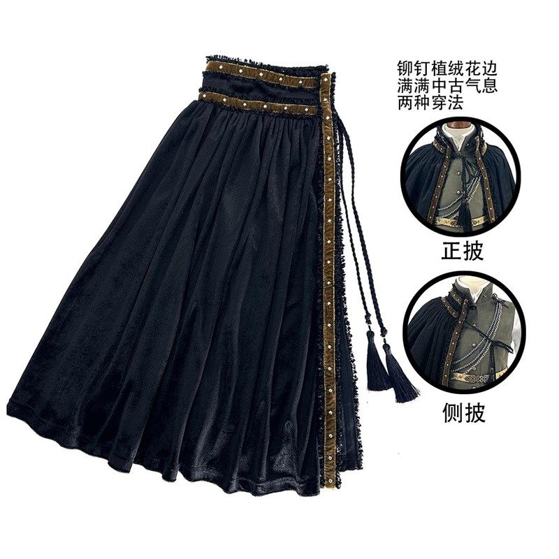 万圣节男儿童扮演中古加冕王子骑士高品质奢华披风演出服套装包邮