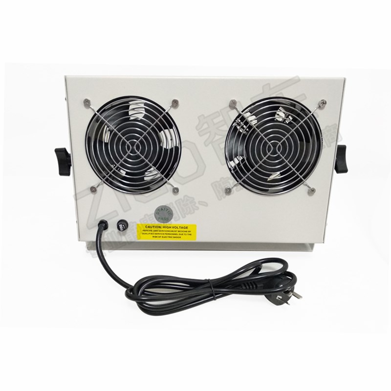 除静电双孔离子风机ST102B工业台式离子风扇 快速防静电离子风扇