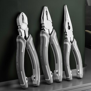 老虎钳家用钢丝钳电工专用多功能手钳子工具套组大全斜口钳尖嘴钳