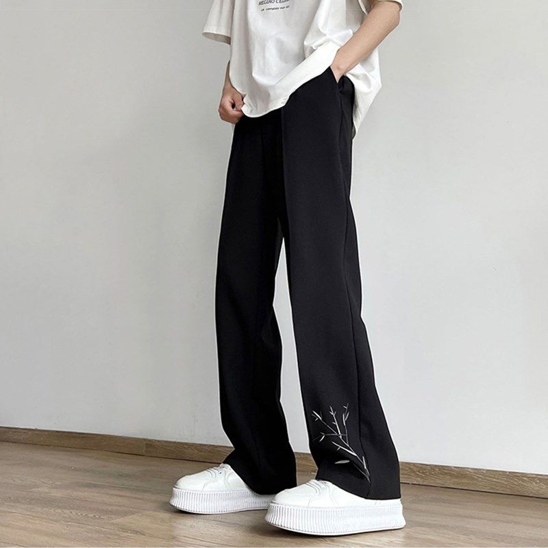 190加长西裤男高个子直筒长裤夏季宽松西装裤110cm115cm120拖地