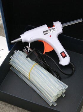 热熔胶枪20W小号热熔胶棒套装家用手工制作头饰儿童DI Y打胶枪7mm