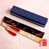 扇子男式 中国风折扇工艺礼品扇古风文玩玉竹扇 折扇9寸手绘白纸扇