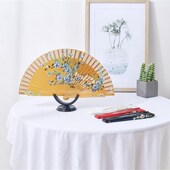 9英寸折扇 拍照扇子 木扇子 舞蹈扇子 汉服扇 可折叠 Anita新款
