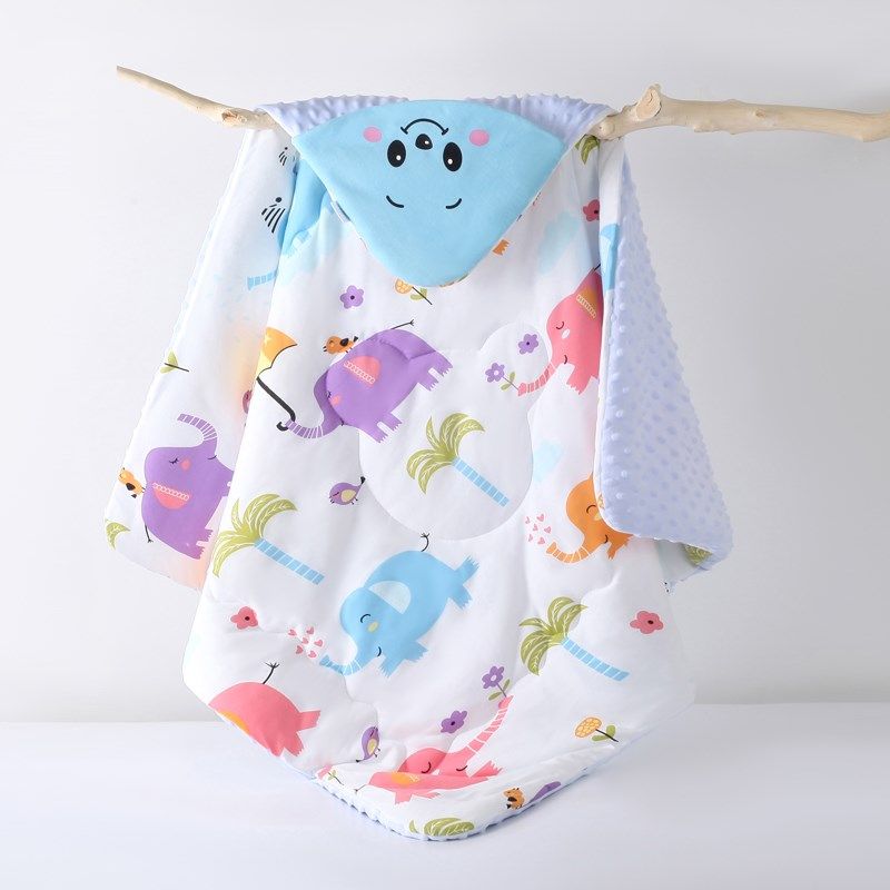 豆豆绒宝宝秋冬加厚包被婴儿夹棉抱被初生婴儿90*90,婴童用品,婴童抱被/抱毯,淘宝优惠券,粉丝福利购,淘宝优惠卷