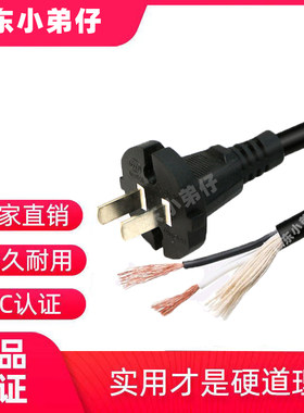 电动工具电源线带插头角磨机角磨机电钻磨光机防冻电线插头线2芯