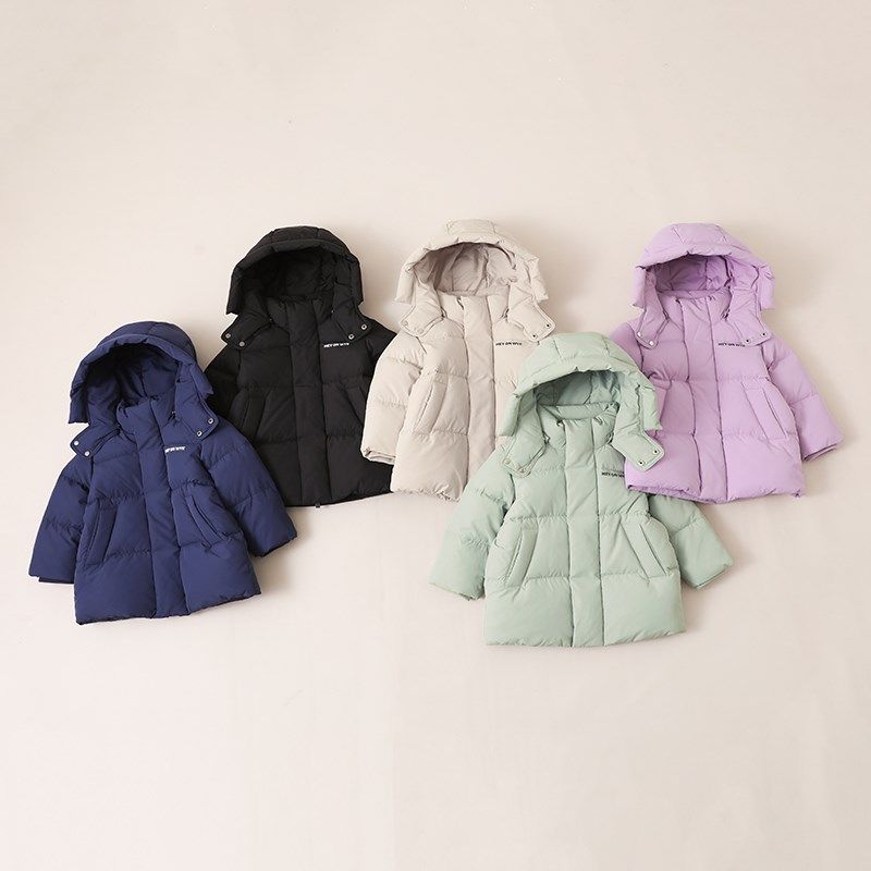 女童羽绒服中长款加厚2024冬季新款90绒儿童羽绒服外套亲子23961,童装/婴儿装/亲子装,羽绒服,淘宝优惠券,粉丝福利购,淘宝优惠卷