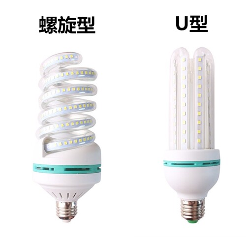 led宽压220V玉米灯泡4U节能超亮E27螺口螺旋灯管工程家用3U直管灯