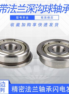 带挡边 法兰型轴承F6300 6301 6302 6303 6304 6306 6306ZZ/2RS