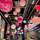 吊顶气球波波球开业气氛布置装 饰空中吊饰幼儿园珠宝店铺店庆活动