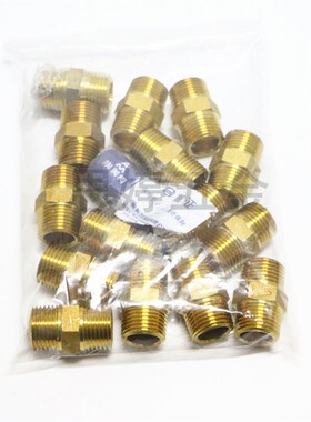 埃美柯接头纯铜加厚丝扣6分内外丝三通弯头补芯活接对丝管接四通