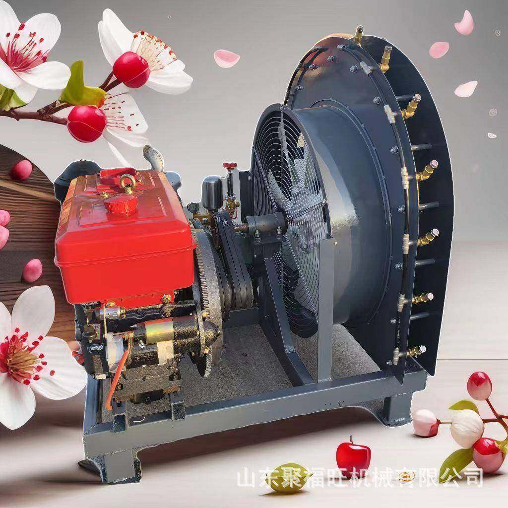 四轮800型果树风送打药机柴油梨树桃树喷雾机葡萄树枣树弥雾机