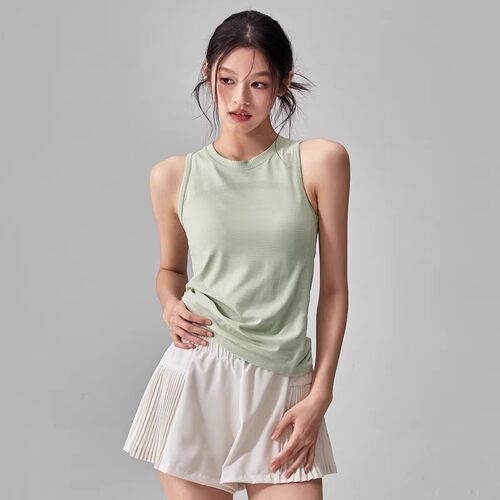 夏季辣妹瑜伽服背心薄款运动短裤