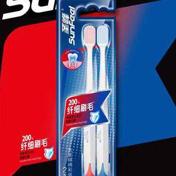 圣峰宽软绵绵彩丝牙刷-洁净型/净美型
