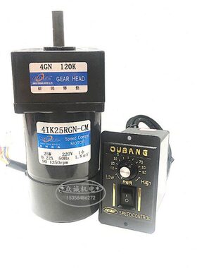 4IK25RGN-CM带刹车电机交流220V电磁制动带刹车小微型调速4GN120K