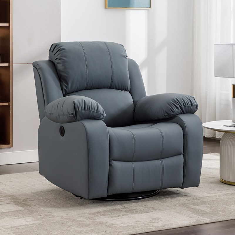 头等太空沙发舱按摩摇椅子懒人电脑电动多功能单人真皮美甲皮艺