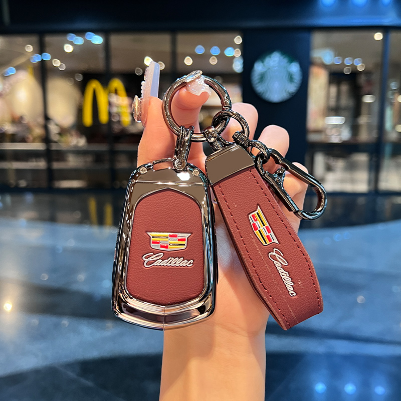 适用于凯迪拉克钥匙套XT5车钥匙壳XT4包CT5XT6扣ATS-L专用XTS扣男