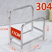 加厚304厚菜板专用架砧板菜板案板厨房锅盖收纳架简约一体免安装