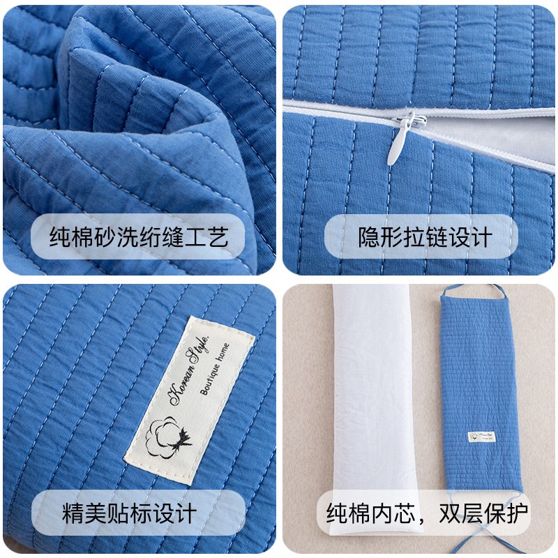 艾洛琳圆柱枕头成人护颈椎枕荞麦皮硬枕芯艾草薰衣草助睡眠糖果枕