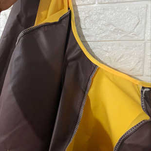 儿童罩衣长袖防水画画衣绘画美术书法课幼儿园反穿衣定制印字LOGO