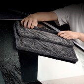 双面小辫子收水毛巾无痕不掉毛洗车专用擦车巾强吸水汽车抹布加厚