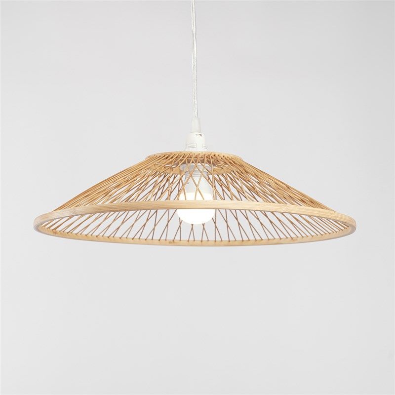 自然家灯笼吊灯中国古风竹编创意星星点灯中式灯具家用日式吊灯