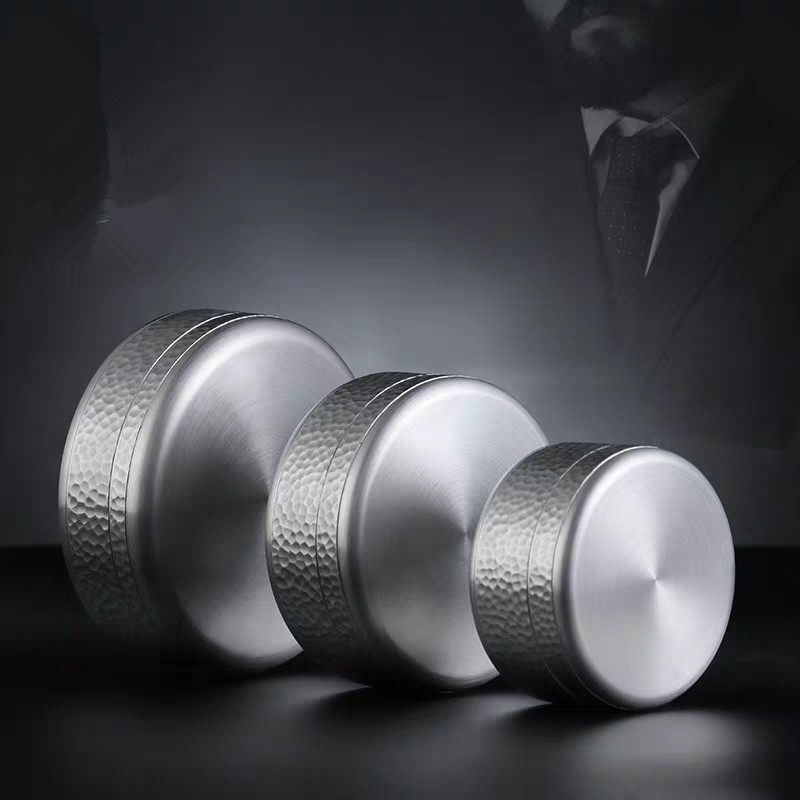 纯锡便携茶叶罐烟丝随身扁平锡罐大中小号密封储茶罐家用功夫茶具