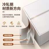 阳台鞋 柜多层超大钢制带锁收纳柜飘窗一体可移动防晒加深储物柜