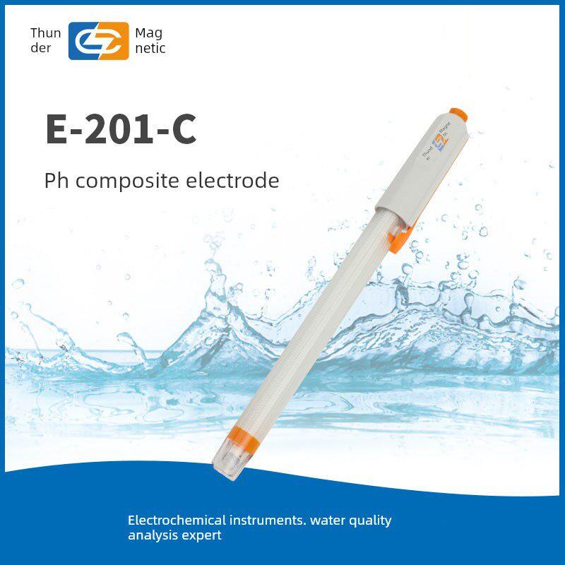 上海雷磁铁Ph覆合电极E-201-C E-201-F型实验室Ph计探头