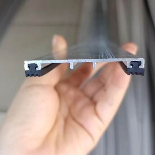 pc耐力板PC铝压条配带防水胶条防漏水防风一根6米长低价优惠