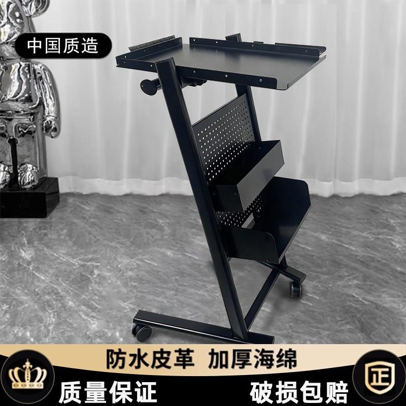 不锈钢烫染车美容美发店理髲剪发折叠杠发廊小推车工具车理髲专用