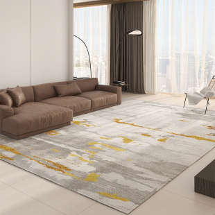 地毯客厅高级轻奢简约沙发茶几短毛绒免洗地垫卧室床边家用奶油风